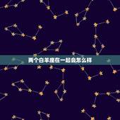两个白羊座在一起会怎么样，两个白羊座在一起合适吗