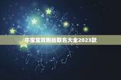 牛宝宝双胞胎取名大全2023款，2023属牛宝宝起名宜用字有哪些？
