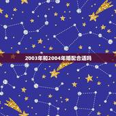 2003年和2004年婚配合适吗，19994年和2003年的婚配吗？