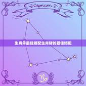 生肖羊最佳婚配生肖猪的最佳婚配，属鸡的与属猪的结婚好不好