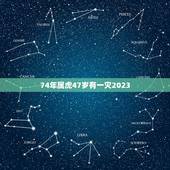 74年属虎47岁有一灾2023，74年出生的属虎人未来十年运程如何