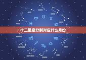 十二星座分别对应什么月份，十二星座的月份和性格