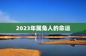 2023年属兔人的命运