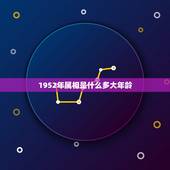 1952年属相是什么多大年龄，1952年属什么生肖？