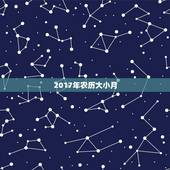 2017年农历大小月，请问，农历大小月是怎么确定
