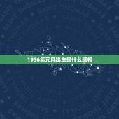 1956年元月出生是什么属相，1956年属什么生肖