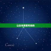 让白羊男爱死你的  ，白羊男对喜欢的人态度