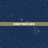 欲钱地下找是什么生肖，请问 欲钱地下找？是说的一种动物？