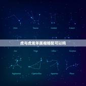 虎与虎龙羊属相婚配可以吗，属虎的和属羊的可以婚配吗