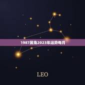 1987属兔2023年运势每月，2023年属兔的多大年龄？