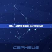 婚配八字合婚表看农历还是阳历呢(如何选择婚期)