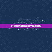 91属羊的男孩和哪个属相最配，91属羊的和什么属相最配