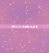 第七次人口普查各人口排名，第七次人口普查结果公布中国总人口是多少？