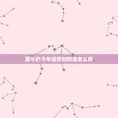 属牛的今年运势和财运怎么样，属牛的财运怎么样