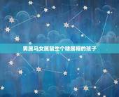 男属马女属鼠生个啥属相的孩子，属相婚配：男属马和女属鼠相配吗