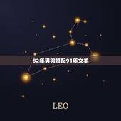 82年男狗婚配91年女羊，82年的男狗狗与91年的羊相配吗，