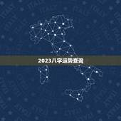 2023八字运势查询，2023运气