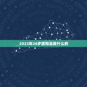 2023年26岁属相是属什么的，生肖年龄对照表2023