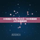 84年属鼠37岁有一灾2023  1984年属鼠的2023年婚姻如何