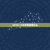 2019二十五岁属相是什么，今年实岁25属相是什么