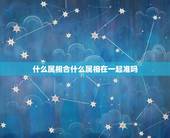 什么属相合什么属相在一起准吗，十二生肖配对准吗？