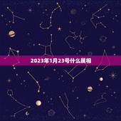 2023年1月23号什么属相，2023年躲星生肖对照表