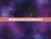 美名腾姓名测试打分免费测名测名，馨的名字测试打分