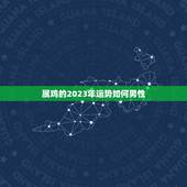 属鸡的2023年运势如何男性，2005年属鸡的人2023年运势怎样？男