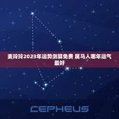 麦玲玲2023年运势测算免费 属马人哪年运气最好