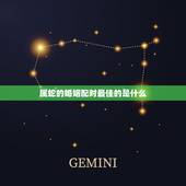 属蛇的婚姻配对最佳的是什么，男方属蛇的最佳婚配