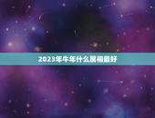 2023年牛年什么属相最好，2023年是什么牛五行属什么