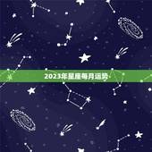 2023年星座每月运势 2023年运势最好的星座