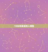 1988年属龙的人婚配，1988年属龙的婚姻配对