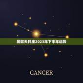 属蛇天秤座2023年下半年运势，周易八字合婚免费测试