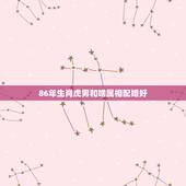 86年生肖虎男和啥属相配婚好，属虎和什么属相最配