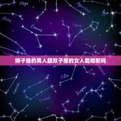 狮子座的男人跟双子座的女人能婚配吗，狮子座的男生和双子座的女生配么？