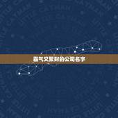 霸气又聚财的公司名字，霸气又聚财的公司名字电子