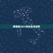摩羯座2023年的全年运势，摩羯座2023年的全年运势图
