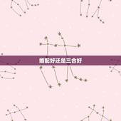 婚配好还是三合好，三合好还是好