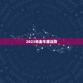 2023年金牛座运势，2023年星座运势