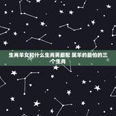 生肖羊女和什么生肖男最配 属羊的最怕的三个生肖