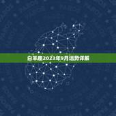 白羊座2023年9月运势详解，属马白羊座2023年运势
