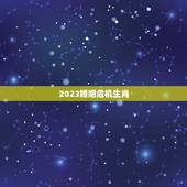 2023婚姻危机生肖，2023年犯太岁的5个生肖，需要注意什么？