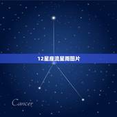 12星座流星雨图片，12星座图片星空图