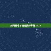 如何看今年的运势好不好2023，虎今年的运势如何2023
