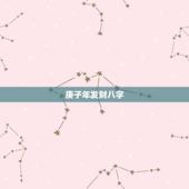 庚子年发财八字，庚子年己丑月有好八字吗