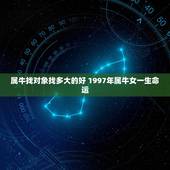 属牛找对象找多大的好 1997年属牛女一生命运