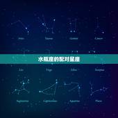 水瓶座的配对星座，水瓶座的配对是谁