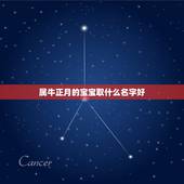 属牛正月的宝宝取什么名字好，生肖牛正月出生的女孩取什么名字好？