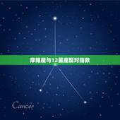 摩羯座与12星座配对指数，摩羯座女更佳配对星座